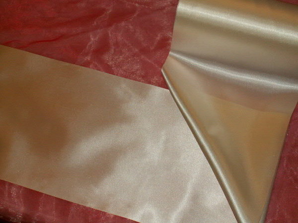Tischband Satin 200mm breit creme