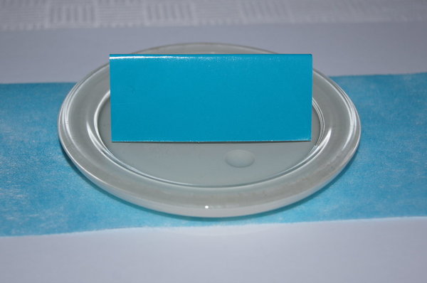 Tischkarte Platzkarte türkis blau
