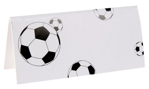 Tischdeko Fußball Tischkarte